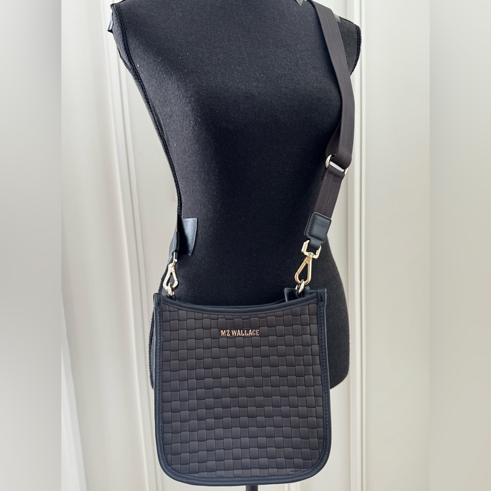 MZ WALLACE NEW MAGNET WOVEN BOX CROSSBODY BAG - Picture 15 of 15